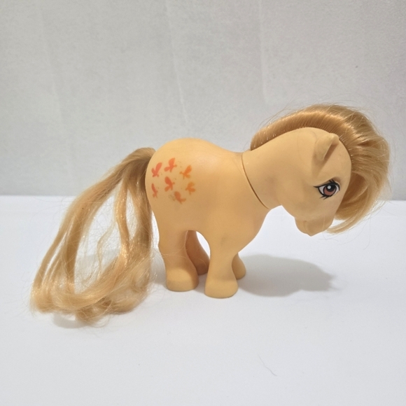 My Little Pony Other - VINTAGE G1 MY LITTLE PONY BUTTERSCOTCH Yellow red butterflies MLP 1982